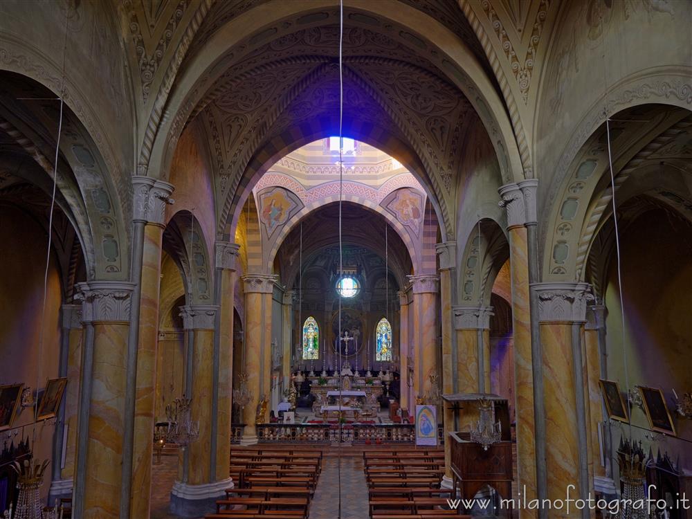 Masserano (Biella, Italy) - Interior of the Church of the Most Holy Announced